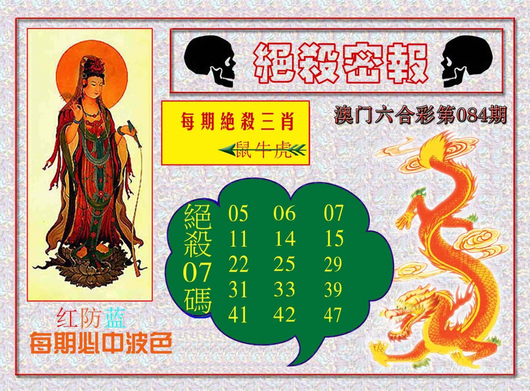 084期绝杀密报[图]